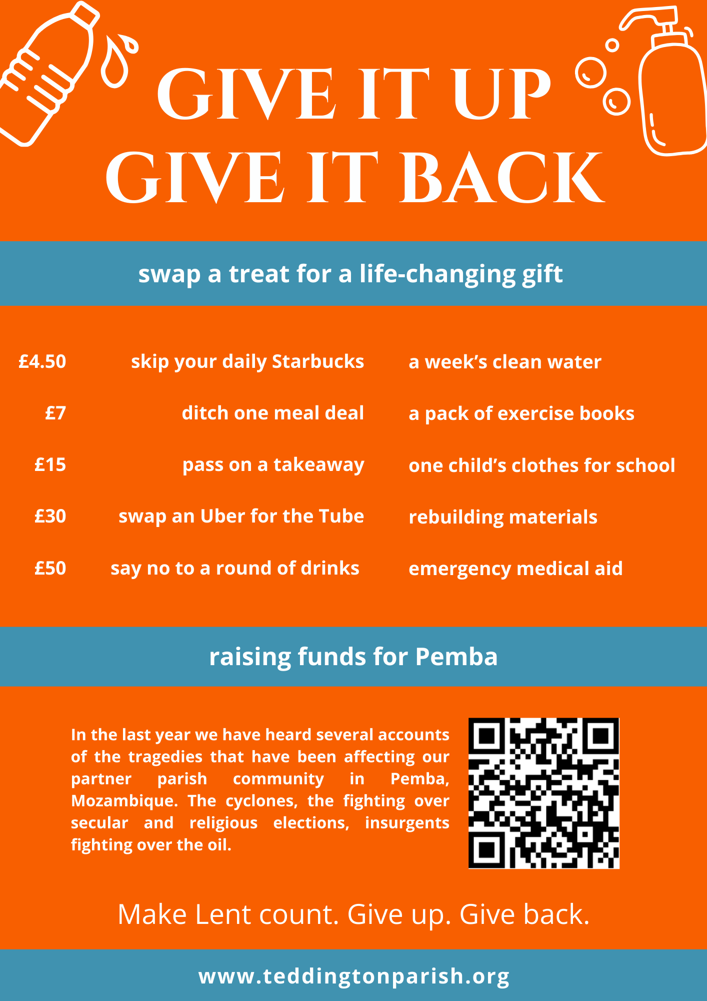 Lent Appeal Give It Up